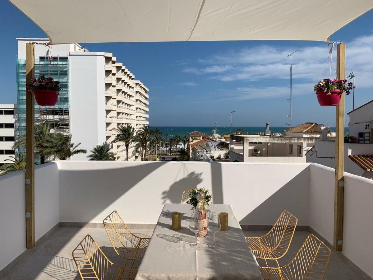 Lujoso Duplex En La Playa Con Vistas Al Mar Torremolinos Exterior foto