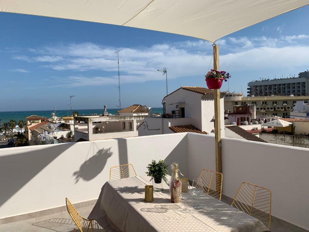 Lujoso Duplex En La Playa Con Vistas Al Mar Torremolinos Exterior foto